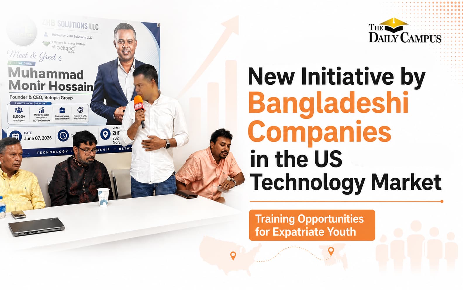 Bangladeshi Company Breaks Into US Tech Market: Opens Training Doors for Young Expats